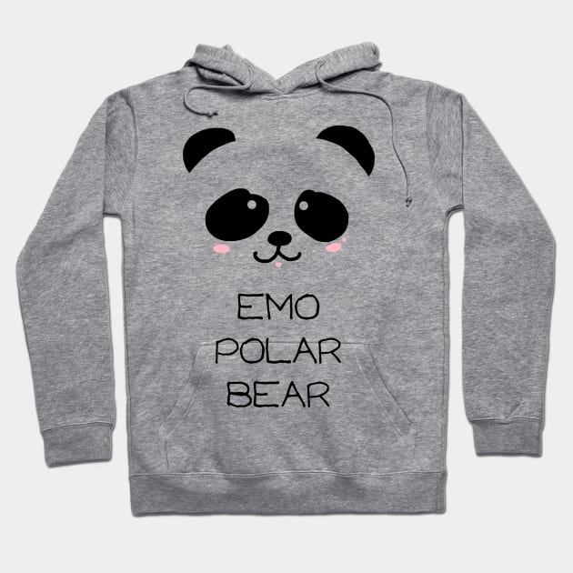 emo polAr bear Hoodie by BerryBlossoms